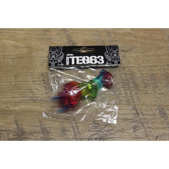 Quiccs x Martian Toys Bullet Punk Tropical  Threat Micro TEQ63 rainbow 3" figure - Picture 2 of 9